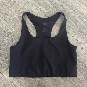 Like new Girlfriend Collective Black Paloma Racerback Sports Bra size Medium